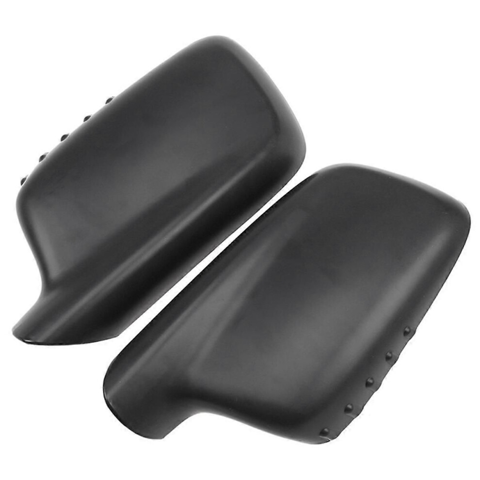 1Pair Car Rearview Mirror Covers Trim Caps For Bmw E65 E66 E67 E46 Coupe E46 Cabrio 51167074236 51167074235 Black 9319739819427