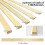 10 Pcs Rolling Mud Stick Guide 5 Size Set compatible for Pottery Polymer Clay 3