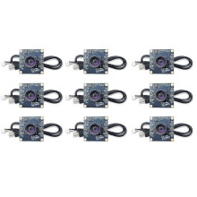 9Pcs 100 Degree Camera Module 1MP OV9732 1280x720 USB Free Driver Manual Focus with 1 Meter Cable for WinXP/7/8/10