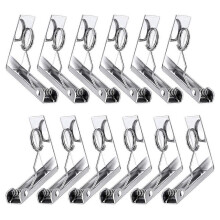 Tablecloth Clips Thickened High Elasticity Stainless Steel Table Cloth Cover Clamps for Home, Restaurants, Picnic