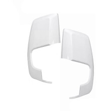 Car Side Wing Mirror Cover Rear View Mirror Cover 1809084 2064129 2064127 compatible compatibled Transit Custom 2014-2020 White