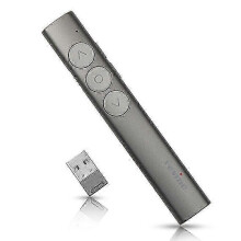 Vesine V9 Oplaadbare Draadloze Presenter Rode Laser Flip Pen PPT Clicker Presentatie Afstandsbediening