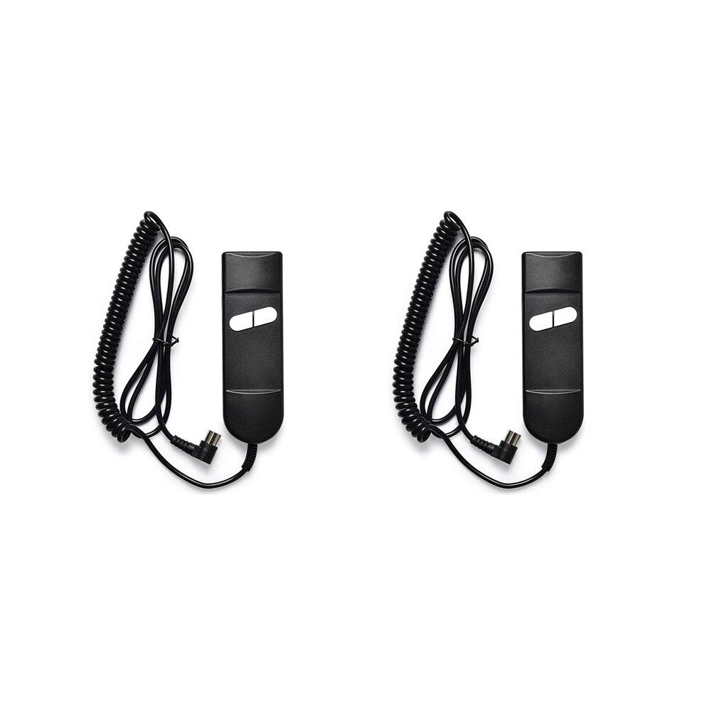 Torribaly 2X Lift Chair Remote Replacement, 5 Pin 2 Button Power Recliner Remote Replacement Parts For Okin Limoss Pride - Elbow