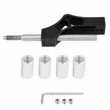 Stainless Steel Height Adjustable Gear Shift Extension for Honda (Black)