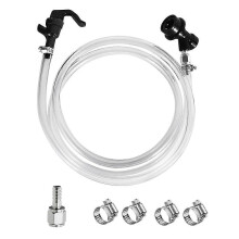 5 FT Ball Lock Beer Line Assembly Kit,Tubing Ball Lock Quick Disconnect for Cornelius Keg Beer Dispenser Soda