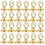 24 Pcs Gold Table Number Holders Wire Picture Holder 1