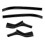 Black Rearview Mirror Deco Stickers for Alphard 40 Series 23+ 1