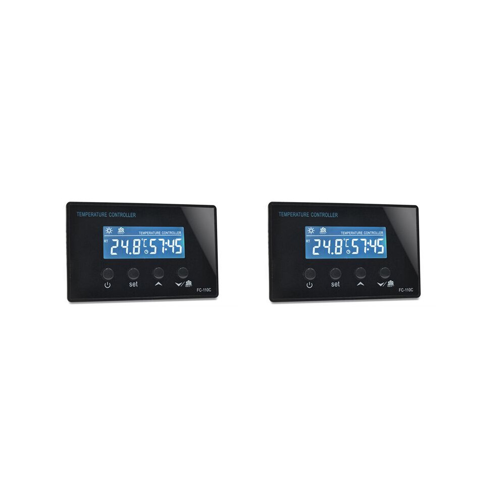 2X Fc-110C 230V10a Lcd Sauna Room Foot Spa Digital Temperature Controller With Countdown Timer Regulator Thermostat 6032048558230