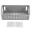 Bathroom Shelf Wall Mounted Storage Punch Free Storage Rack Gray 4