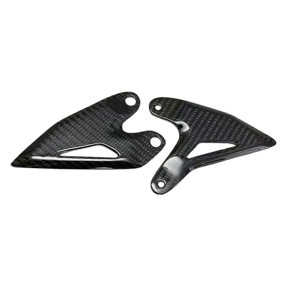 Carbon Fiber Motorcycle Pedals Rear Wheel Set Accessories Heel Guards For 500 2024- 9319739901757