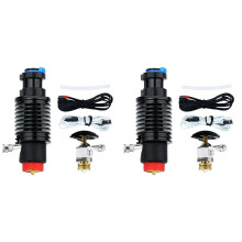 2X for E3D Revo Hotend Kit V6 Radiator Brass Nozzle Ceramic Heating Core 104Nt Thermistor for E3D Revo 3D Printer Parts
