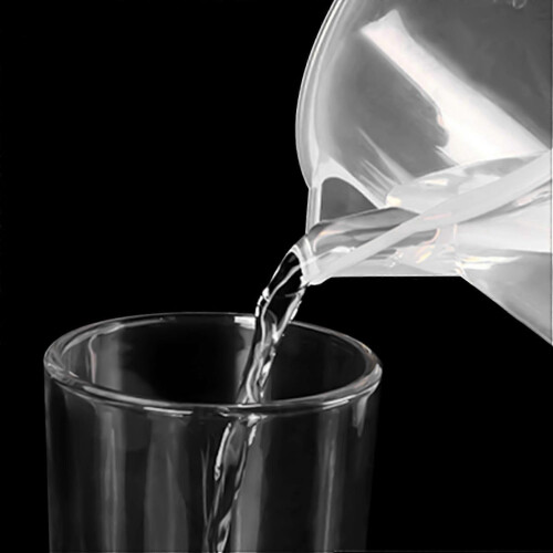 Measuring Jug 250mL Graduated Beaker Clear White Plastic Cup 2