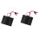 2X 12V 1.5W Solar Panel with Clip Charging Battery System Polycrystalline Solar Panel for Small Power Appliances 1
