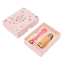Sealing Wax Stamp Unique Pattern Easy Operation Widely Used Durable Material Wax Seal Stamp Kit for Envelop Card Making Pink