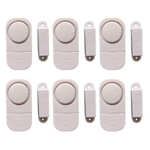 6Sets/Pack Wireless Anti Theft Apartment Burglar Alert Door Alarm Window for Home Security DIY Magne