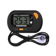 -50 - 70 Cyfrowy termometr do akwarium z czujnikiem temperatury i przyssawką
