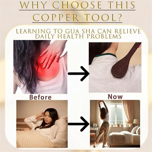 Brass Massage Guasha Back Tapping Meridian Tapping Hammering 2