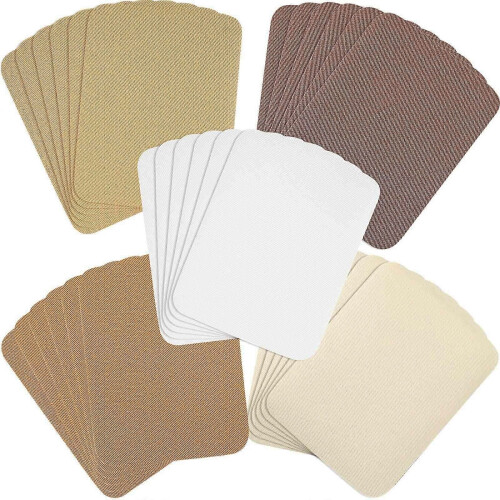 30 toppe termoadesive da 3,8 x 5 pollici, compatibili con tessuti e pantaloni.
