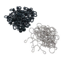 50 stuks kasplantenhaken, buitenplantenhaken, ophangclips voor kassen, compatibel met isolatienetten