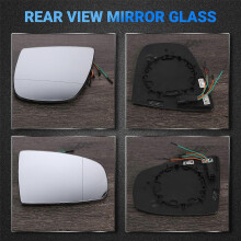 Vetro specchietto retrovisore destro compatibile con X5 E70 2007-2013 X6 E71 E72 2008-2014