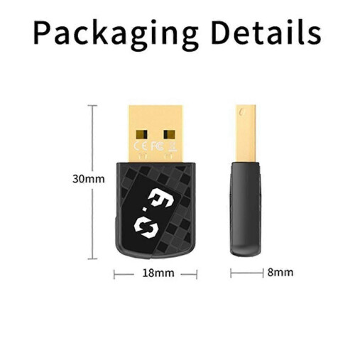 USB Bluetooth6.0 Dongle Bluetooth6.0 Receiver Transmitter Adapter for Bluetooth Keyboard Mouse Head 1