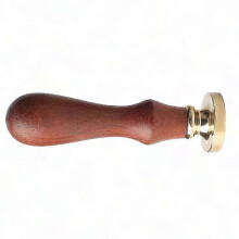 Wooden Handle Wax Seal Stamp for Secure Packaging and Privacy Safeguarding