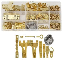282-teiliges Set Metall-Fotohaken, Bilderrahmen-Aufhängezubehör, Mehrzweck-Uhren-Wandzeichnungen