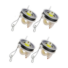 Trip Wire with 8-Shaped Buckle on Reusable Reel (82ft) Weatherproof Early Warning Security System fo