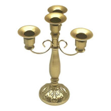 Multi-Arm Candle Candle Holder Wedding Centerpiece Candle Holder Vintage Design High Elegant Candle Holder Gold