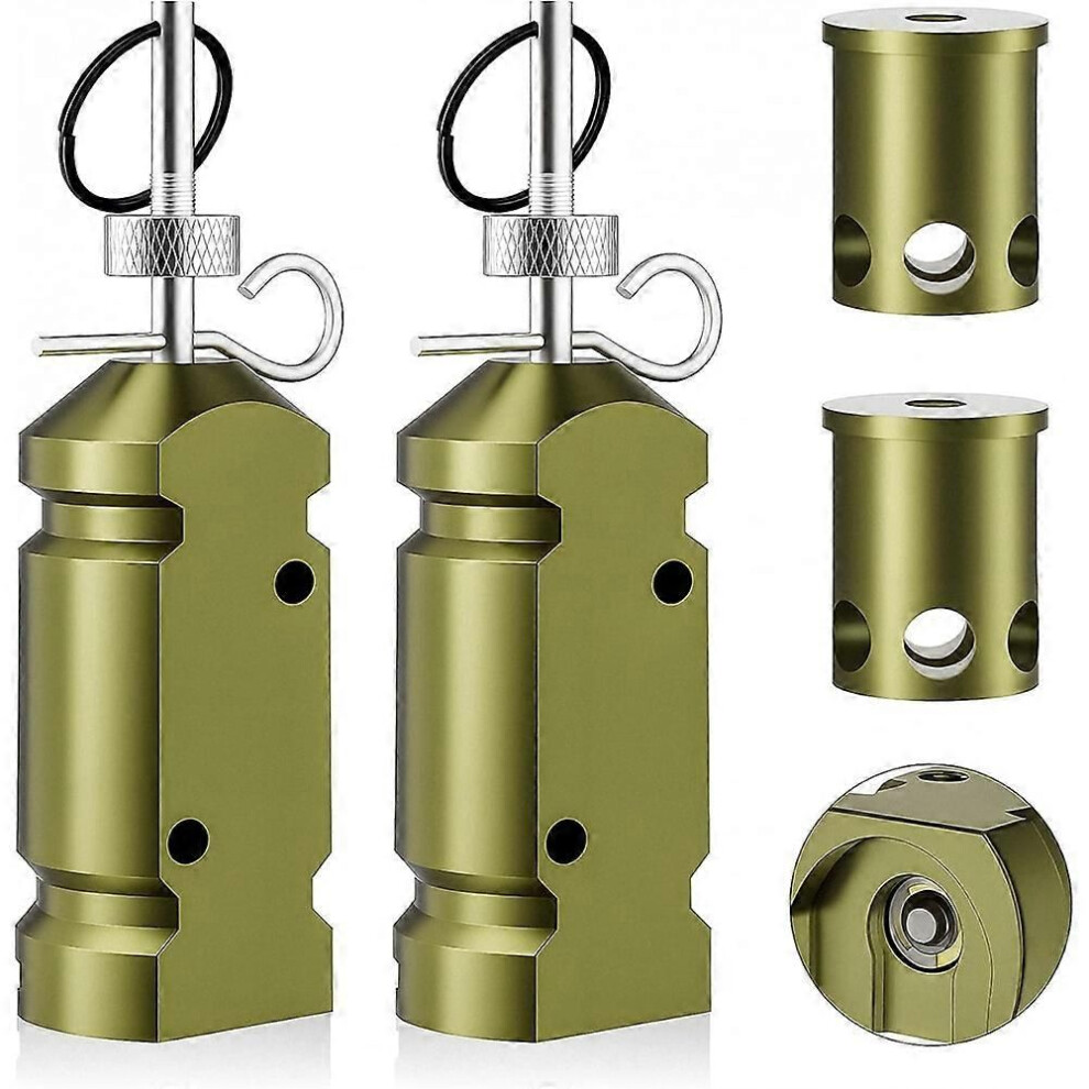 3 Pack Perimeter Trip Alarm, 12 Gauge Camping Trip Wire Device,Early Warning Security System compatible Camping/Bear Deterrent