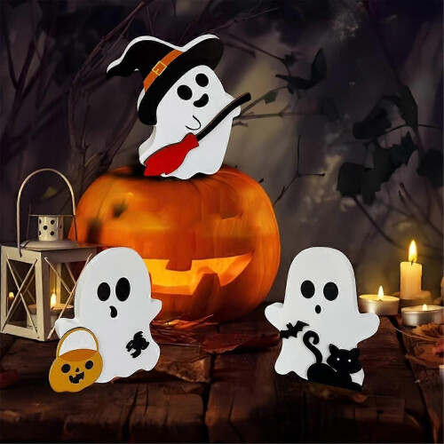 Όμορφες διακοσμήσεις για το Halloween με φαντάσματα, παράξενε 1