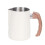 Κανάτα αφρού γάλακτος εσπρέσο 600ml με ξύλινη λαβή για σιτη 1