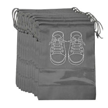 Shoe Storage Bag, Portable Travel Bag, Wardrobe Bag, Waterproof Pocket, Transparent Hanging Bag for Clothes