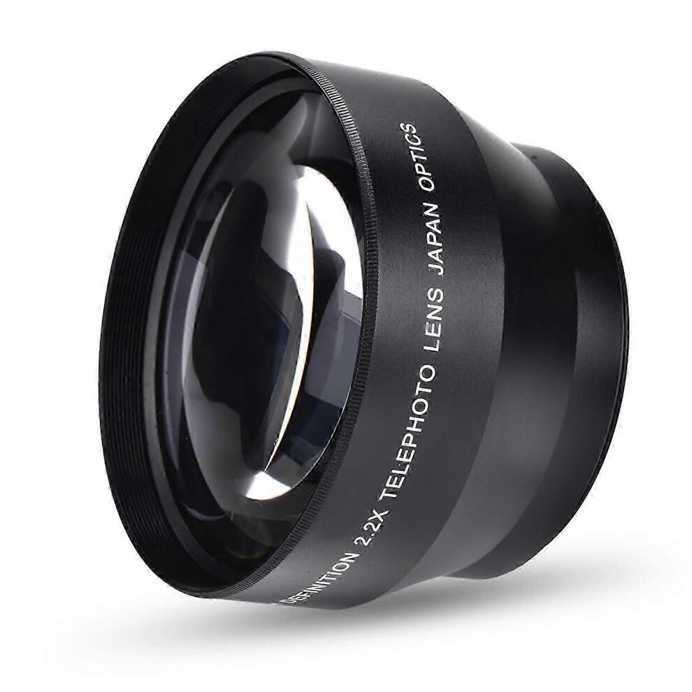 Telephoto Lens 2.2X 67Mm Universal Teleconverter For Dslr Cameras Accessory Black 9319739835618
