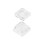 90pcs XDA Profile Transparent Keycaps for MX Mechanical Keyboards Blank PC Caps 2