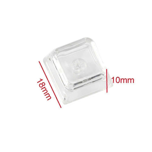 90pcs XDA Profile Transparent Keycaps for MX Mechanical Keyboards Blank PC Caps 2
