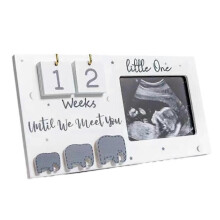 Baby-Ultraschall-Bilderrahmen, Geschenk zur Schwangerschaftsankündigung, Baby-Sonographie-Bilderrahmen
