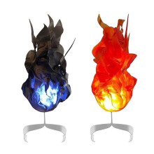 Halloween Magic Fire Ball on the Hand Home LED Decoration Luminous Fireball Exquisite Ornaments Par
