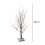 Tabletop Tree, White Tree with LED Lights, Warm White Small Tree Lights Battery Powered Timer, Lighted Tree 7
