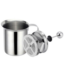 Stainless Steel Double Mesh Milk Creamer Milk Foam Mesh Coffee Foamer Manual Milk Coffee Latte Frothing Mug Cup