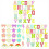 Αυτοκόλλητα μπαλώματα επιστολών: 75 τεμάχια αυτοκόλλητα μπαλώματα επιστολών Varsity 1