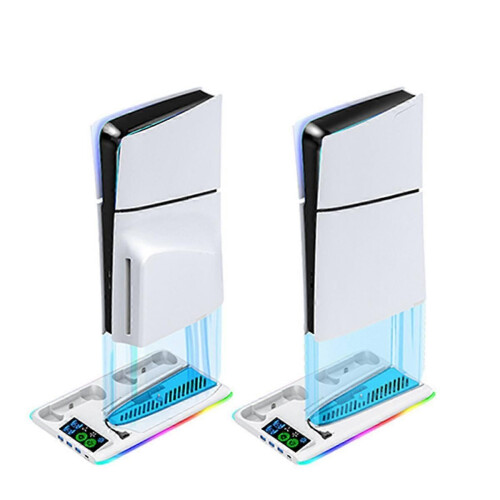 Supporto di raffreddamento per console compatibile con Slim Pro, base di supporto, ventola di raffreddamento 2