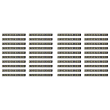 40 Sets Price Display Square Adjustable Price Tag for Price Display Counter Stand Number Letter Dollar Price Block Kit M