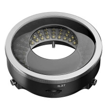 Lámpara de anillo LED polarizada IL37 para microscopio, con sistema anti-iluminadores que elimina los