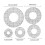 Acrylic Patchwork Ruler Set - 5PCS Sewing Multi Tool Quilting Templates Clothing Ruler Measurements 2