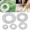 Acrylic Patchwork Ruler Set - 5PCS Sewing Multi Tool Quilting Templates Clothing Ruler Measurements 3