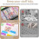 Bead Organizer Box, Small Rectangular Clear Bead Storage Containers Boxes with Hinged Lids and Labe 2