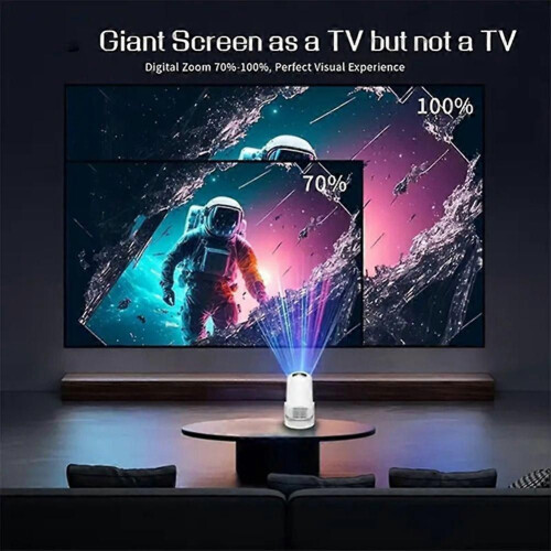 Φορητός Μίνι Προβολέας 720P με Αυτόματη Κάθετη Περιστροφή 1