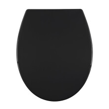 AQUALONA Premium Thermoplastic Toilet Seat - Soft Close - Hardwearing Seat with One Button Hinge Release - Oval Shaped - Click, Lift & Clean Technolo