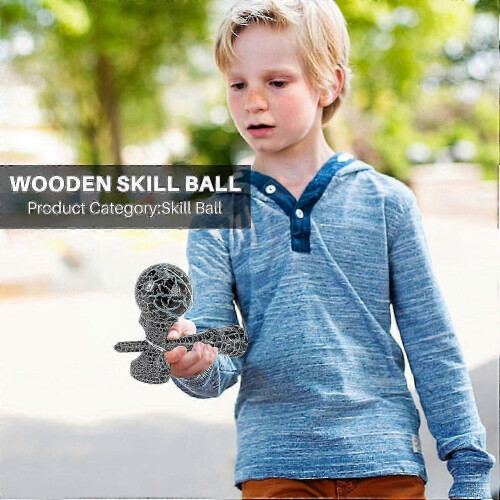Kendama Ξύλινο Παιχνίδι Εξωτερικού Χώρου για Παιδιά και Εν 1